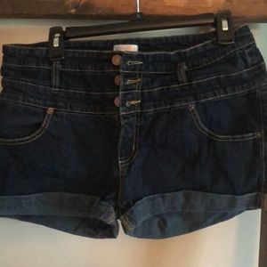 Denim shorts